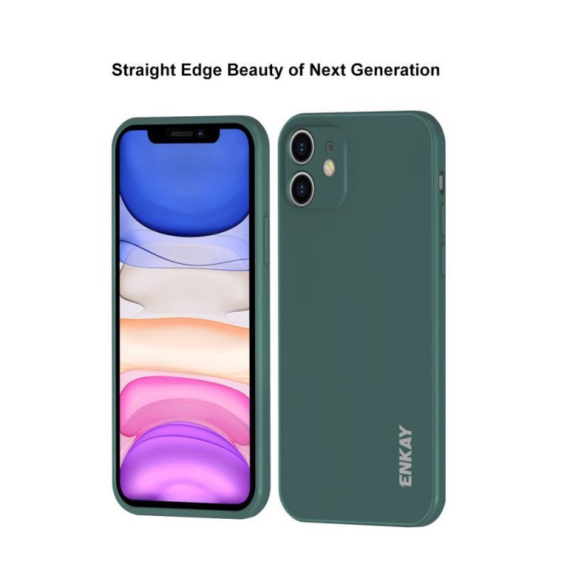 Κάλυμμα iPhone 11 Μαύρο Υγρή Σιλικόνη Enkay