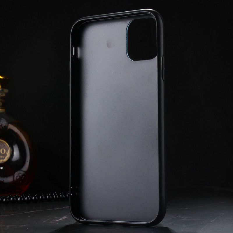 Κάλυμμα iPhone 11 Pro Γκρι Δίχρωμη Απομίμηση Δέρματος