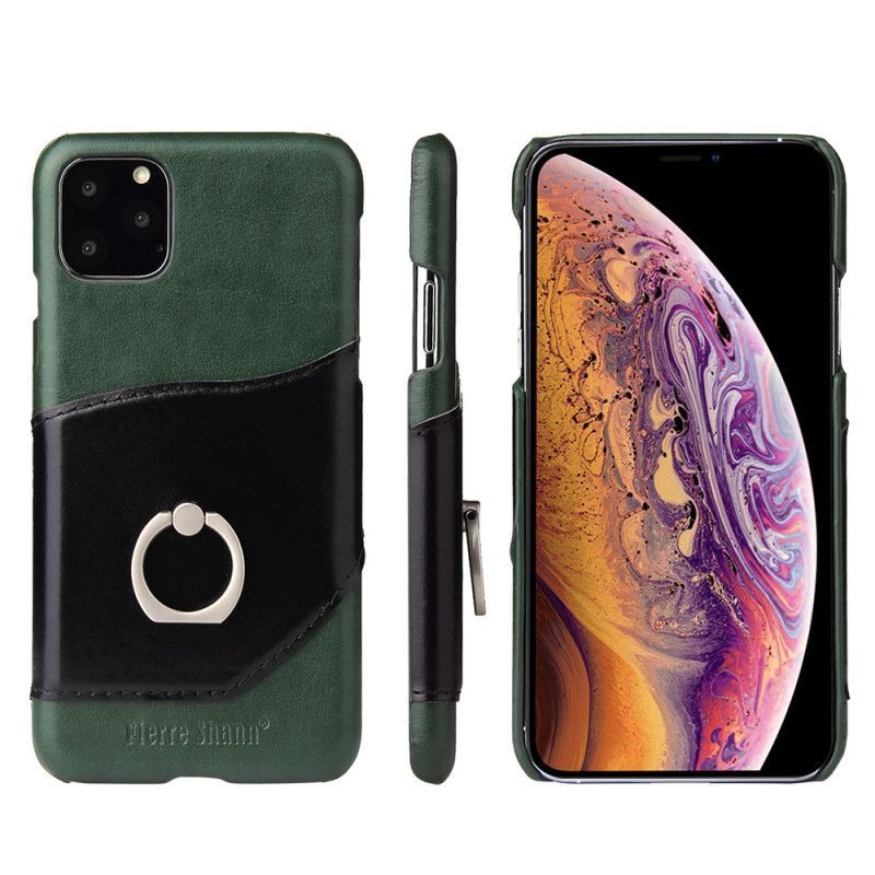 Κάλυμμα iPhone 11 Pro Κόκκινο Θήκη Για Κάρτες Και Βάση Δαχτυλιδιού Fierre Shann