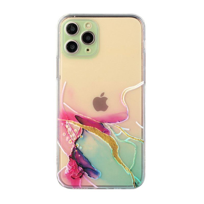 Κάλυμμα iPhone 11 Pro Λευκό Καλλιτεχνική Εύκαμπτη Σιλικόνη