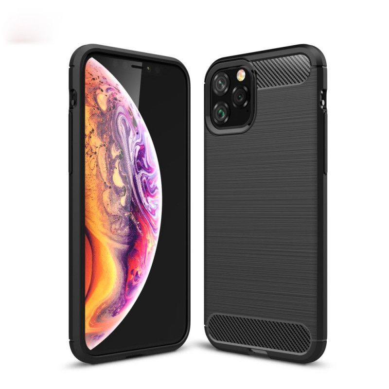 Κάλυμμα iPhone 11 Pro Μαύρο Βουρτσισμένη Ίνα Άνθρακα Πρωτότυπος