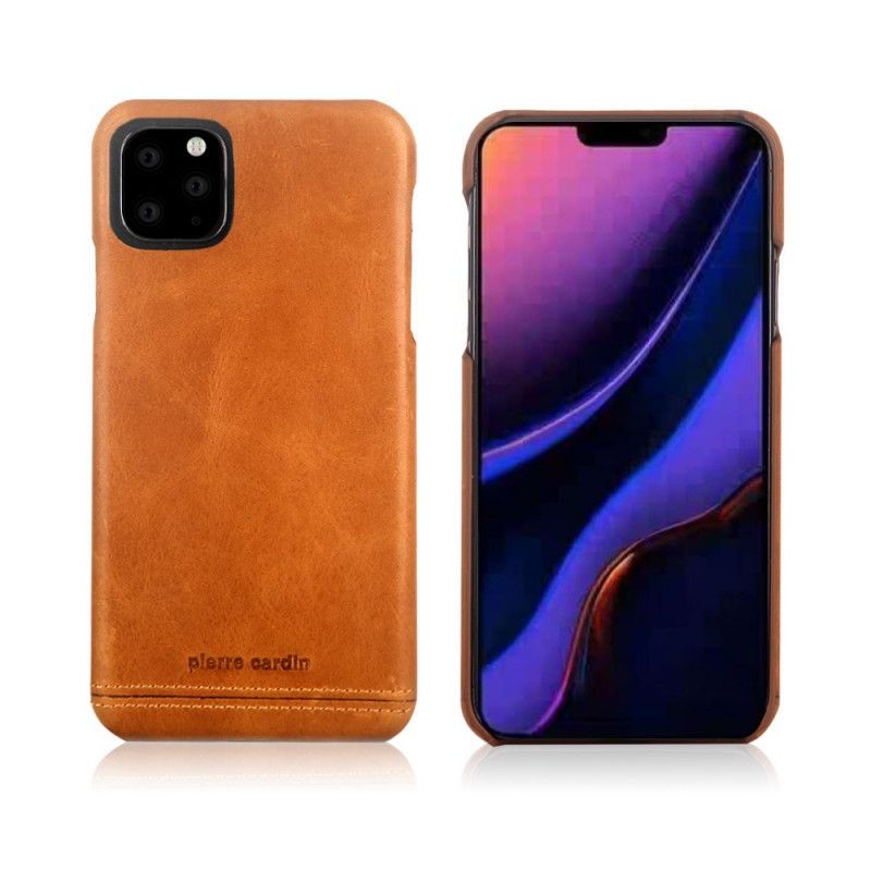 Κάλυμμα iPhone 11 Pro Μαύρο Γνήσιο Δέρμα Pierre Cardin