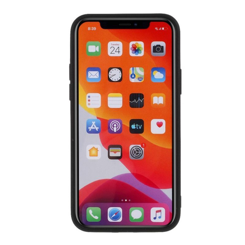 Κάλυμμα iPhone 11 Pro Μαύρο Καθαρό Χρώμα Ματ Σιλικόνη