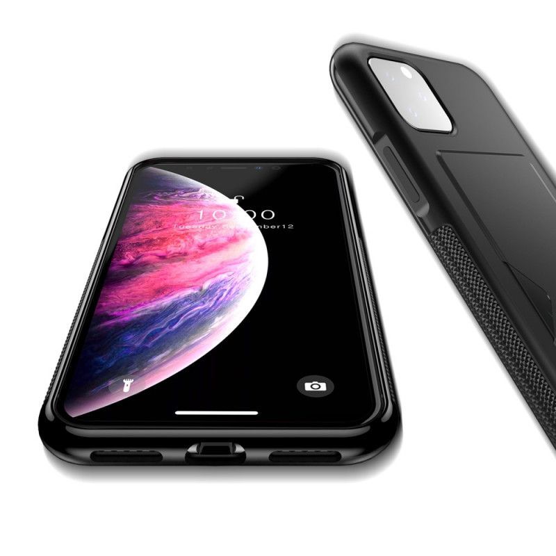 Κάλυμμα iPhone 11 Pro Max Κόκκινο Κάτοχος Κάρτας Dux-Ducis