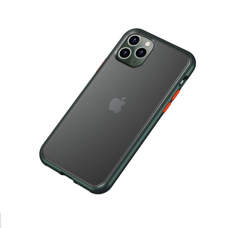 Κάλυμμα iPhone 11 Pro Max Κόκκινο Υβριδικά Έγχρωμα Κουμπιά