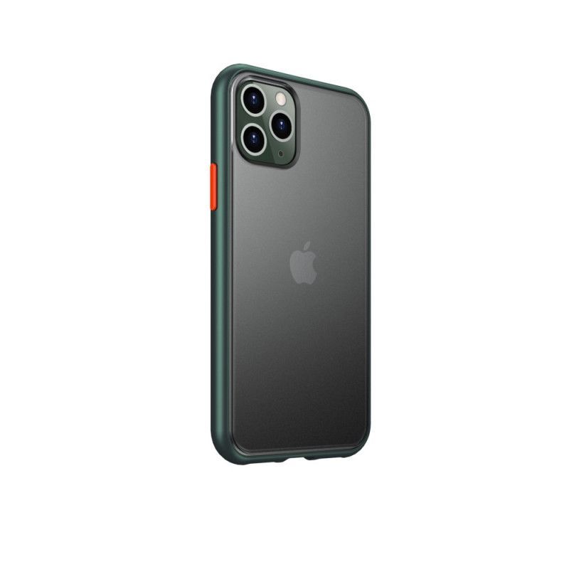 Κάλυμμα iPhone 11 Pro Max Κόκκινο Υβριδικά Έγχρωμα Κουμπιά