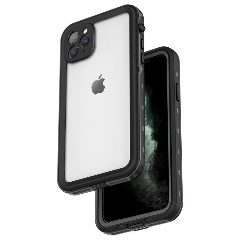 Κάλυμμα iPhone 11 Pro Max Μαύρο Αδιάβροχη Κόκκινη Πιπεριά