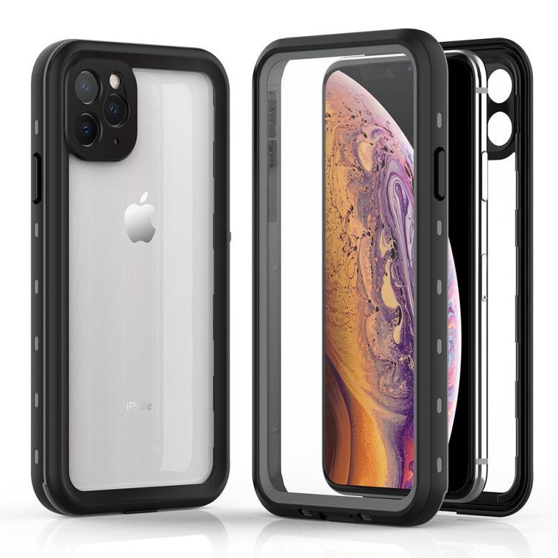 Κάλυμμα iPhone 11 Pro Max Μαύρο Αδιάβροχη Κόκκινη Πιπεριά