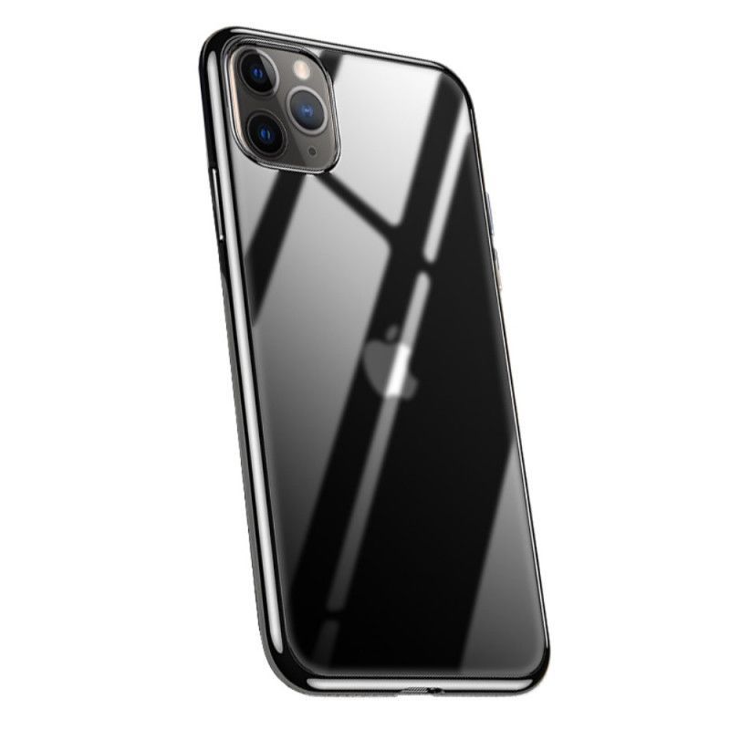 Κάλυμμα iPhone 11 Pro Max Μαύρο Άκρες Χωρίς Ραφή Σε Μεταλλικό Στυλ Σουλάντα