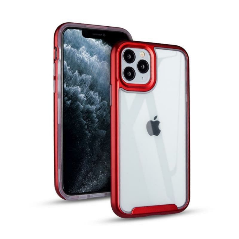 Κάλυμμα iPhone 11 Pro Max Μαύρο Άκρες Υβριδικού Μεταλλικού Στυλ