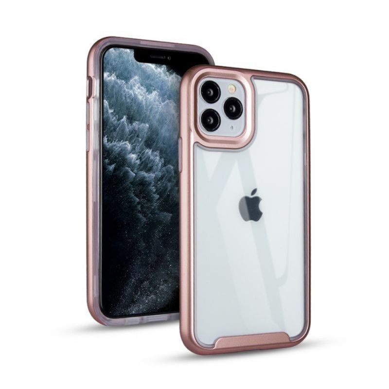 Κάλυμμα iPhone 11 Pro Max Μαύρο Άκρες Υβριδικού Μεταλλικού Στυλ