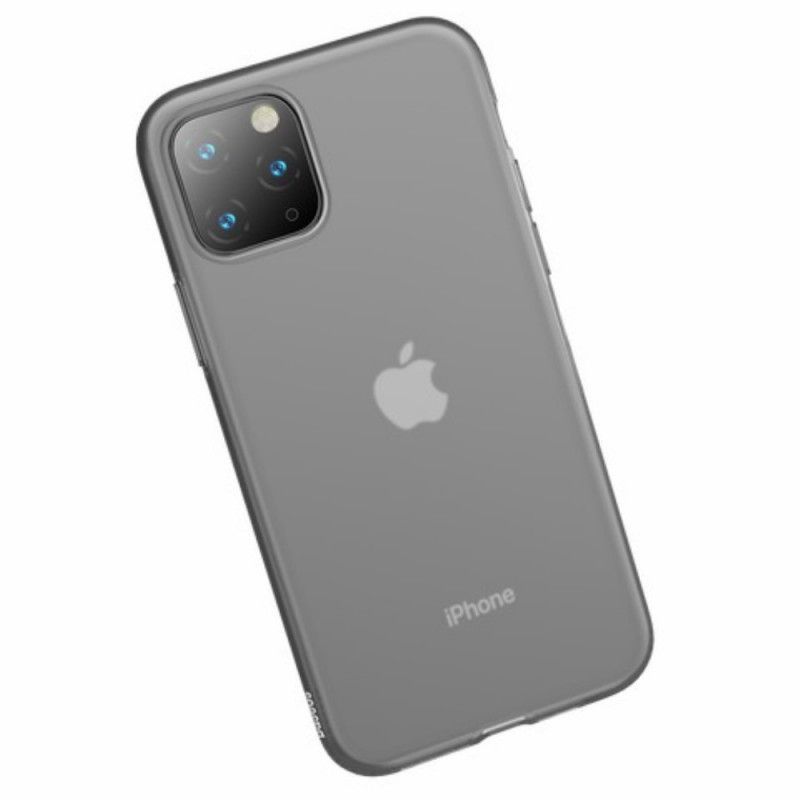 Κάλυμμα iPhone 11 Pro Max Μαύρο Baseus Υγρή Σιλικόνη