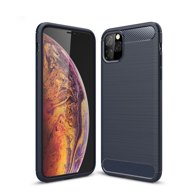 Κάλυμμα iPhone 11 Pro Max Μαύρο Βουρτσισμένη Ίνα Άνθρακα