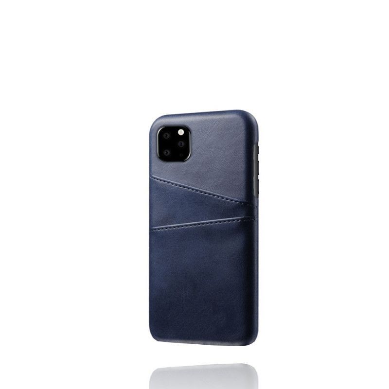 Κάλυμμα iPhone 11 Pro Max Μαύρο Διπλή Κάρτα σιλικόνης