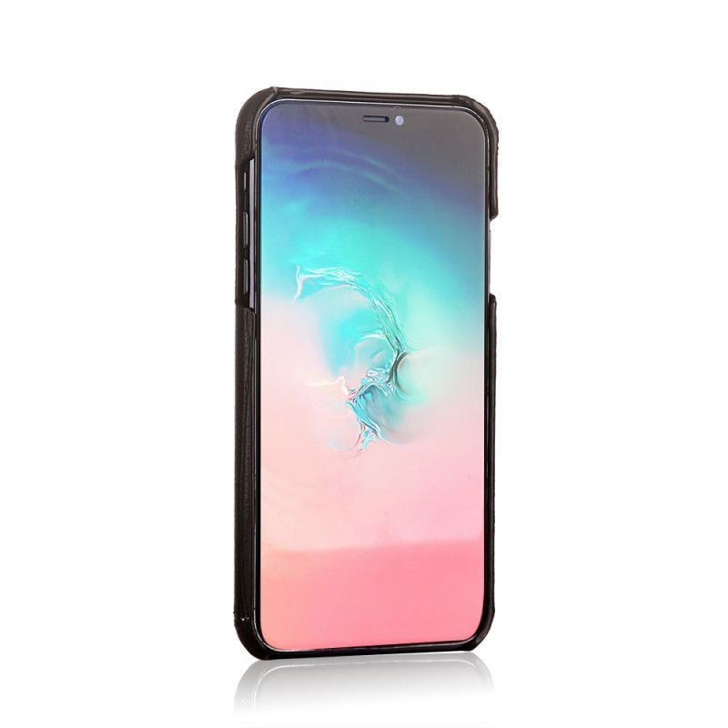 Κάλυμμα iPhone 11 Pro Max Μαύρο Γνήσιο Δέρμα Pierre Cardin