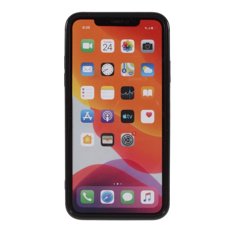 Κάλυμμα iPhone 11 Pro Max Μαύρο Ματ Εύκαμπτη Σιλικόνη σιλικόνης