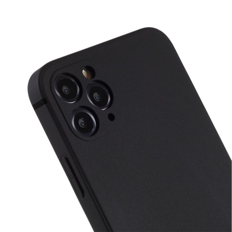 Κάλυμμα iPhone 11 Pro Max Μαύρο Ματ Εύκαμπτη Σιλικόνη σιλικόνης