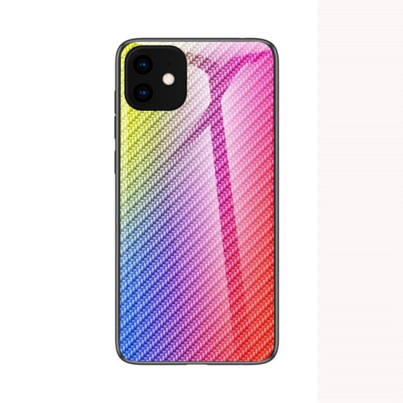 Κάλυμμα iPhone 11 Pro Max Μαύρο Σκληρυμένο Γυαλί Από Ανθρακονήματα