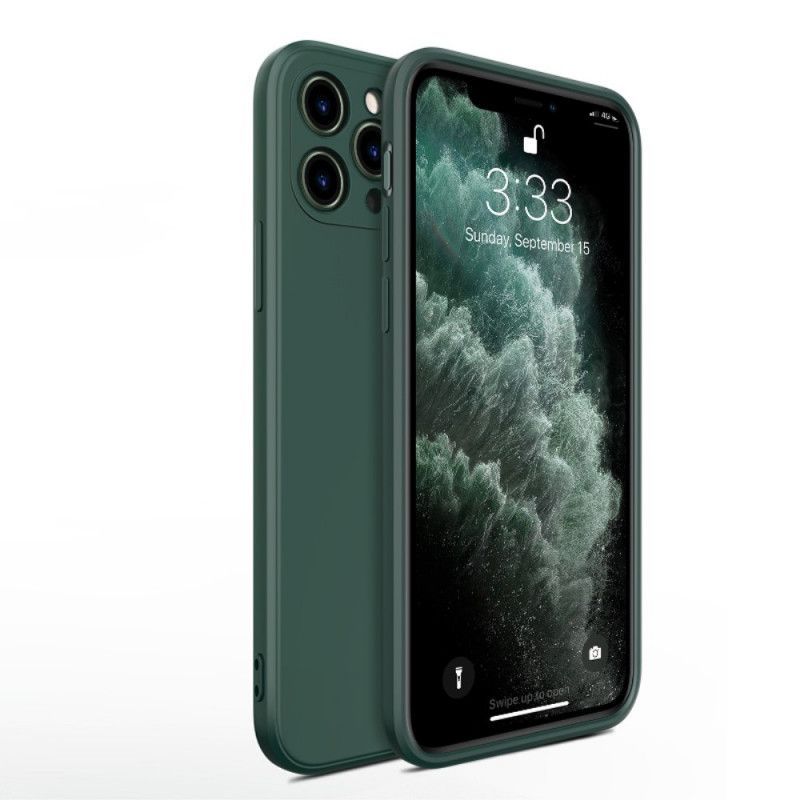 Κάλυμμα iPhone 11 Pro Max Μαύρο X-Level Υγρή Σιλικόνη Πρωτότυπος