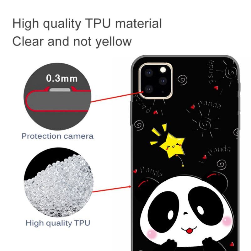 Κάλυμμα iPhone 11 Pro Θήκες Κινητών Αστέρι Panda