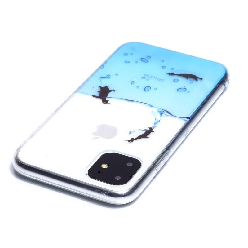 Κάλυμμα iPhone 11 Θήκες Κινητών Σετ Πιγκουίνου Χωρίς Ραφή