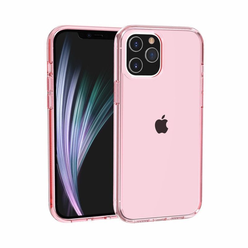 Κάλυμμα iPhone 12 / 12 Pro Γκρι Έγχρωμο Διάφανο σιλικόνης