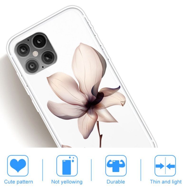 Κάλυμμα iPhone 12 / 12 Pro Ματζέντα Premium Floral