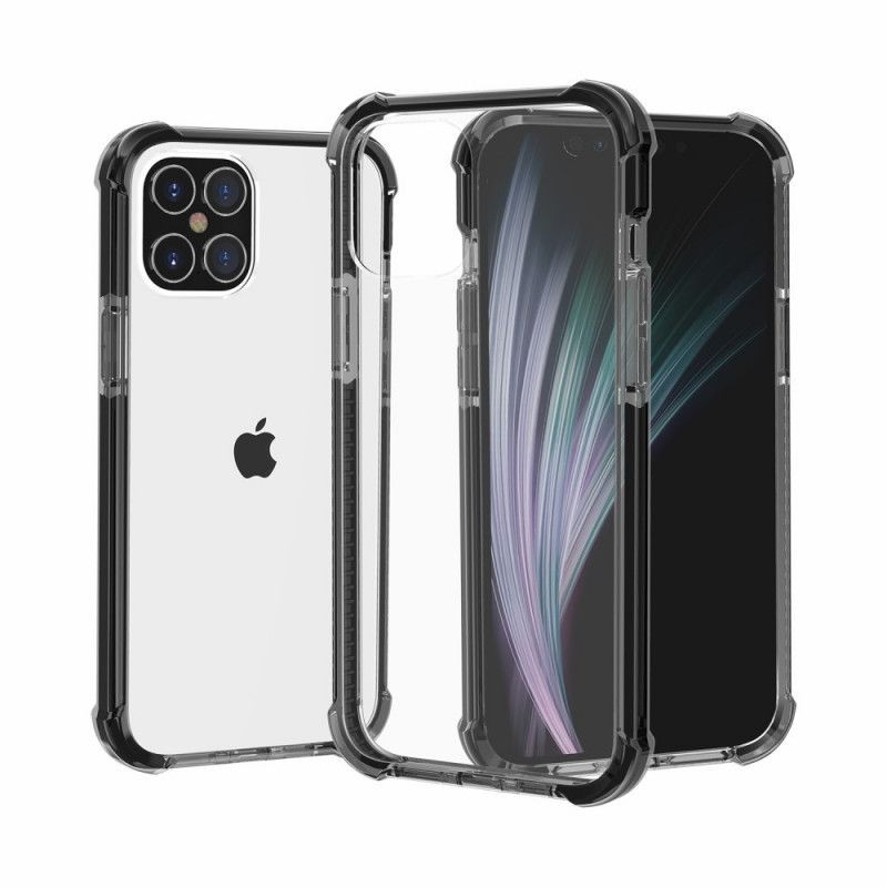 Κάλυμμα iPhone 12 / 12 Pro Μαύρο Διαφανείς Αερόσακοι