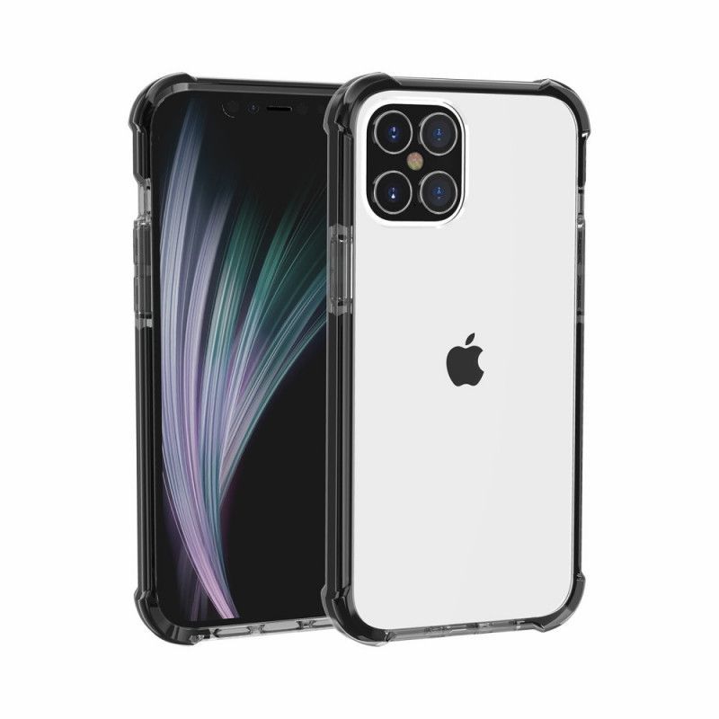 Κάλυμμα iPhone 12 / 12 Pro Μαύρο Διαφανείς Αερόσακοι