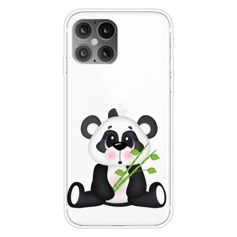 Κάλυμμα iPhone 12 Pro Max Διαφανές Λυπημένο Panda