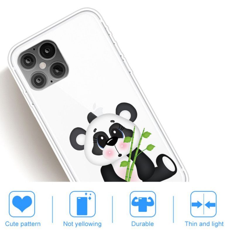 Κάλυμμα iPhone 12 Pro Max Διαφανές Λυπημένο Panda