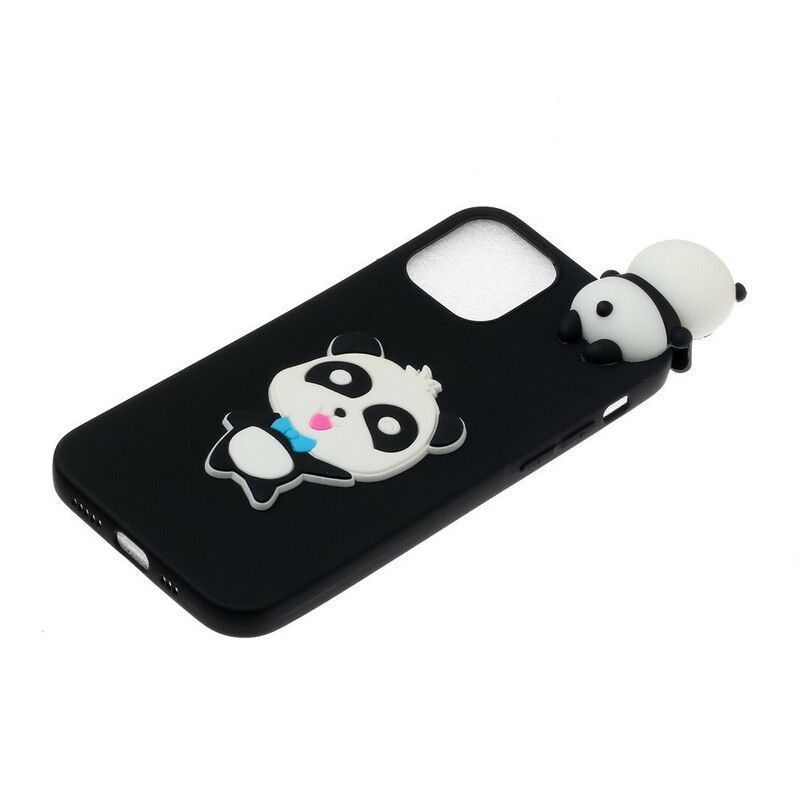 Κάλυμμα iPhone 13 Mini Κόκκινο Το Panda 3D Πρωτότυπος