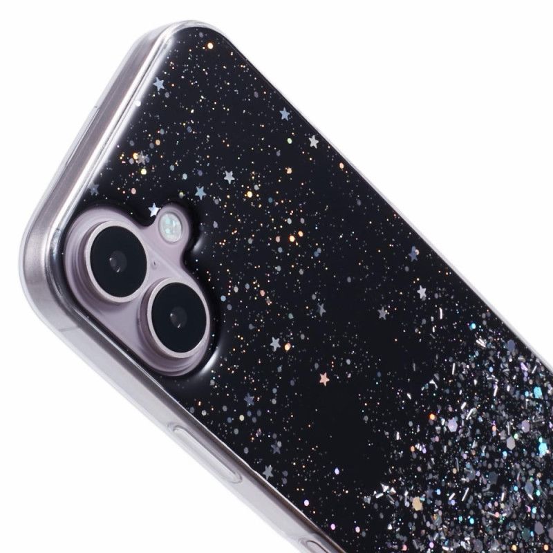 Κάλυμμα iPhone 16 Κορδόνι Σειράς Sequin