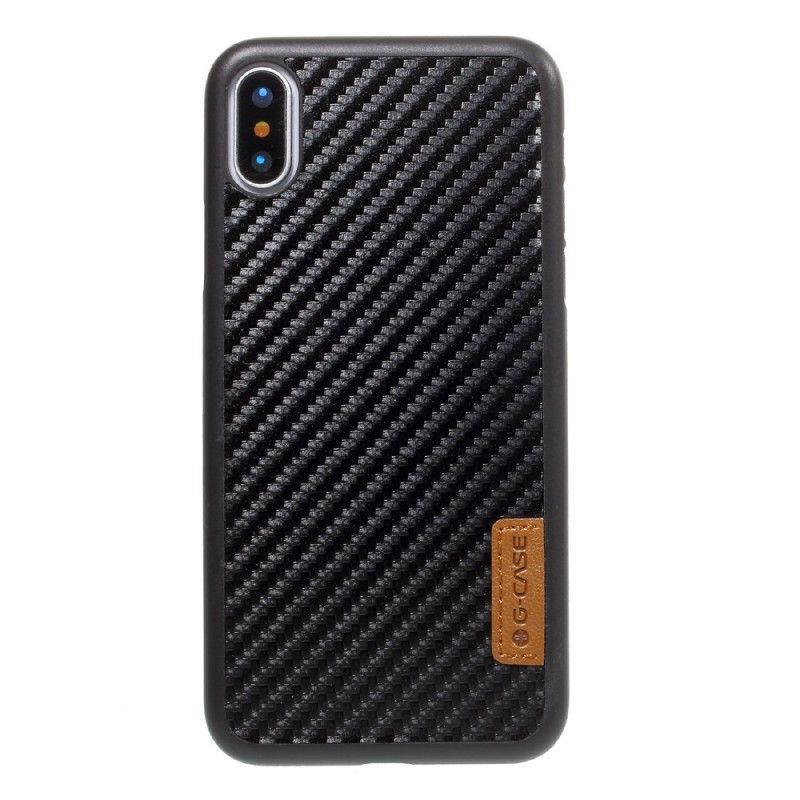 Κάλυμμα iPhone X G-Case Ανθρακονήματα σιλικόνης