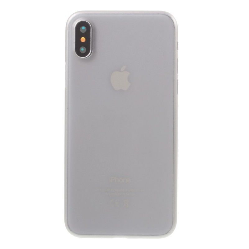 Κάλυμμα iPhone X Μαύρο Εξαιρετικά Λεπτό Ματ