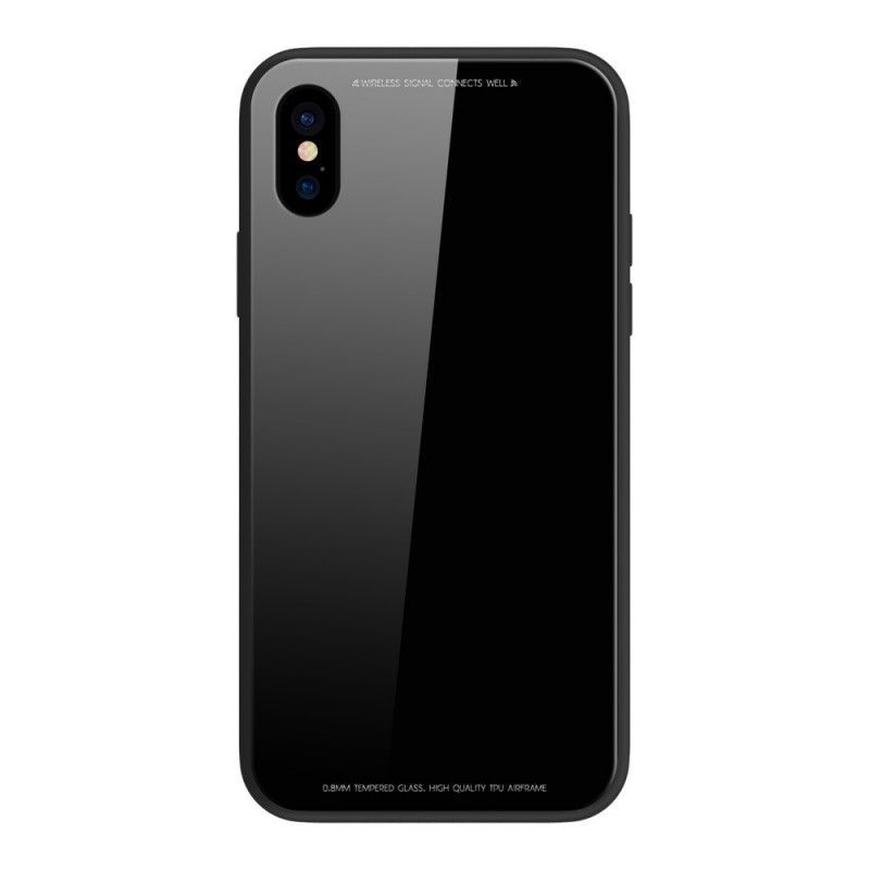 Κάλυμμα iPhone X Μαύρο Λάμψη Σουλάδα