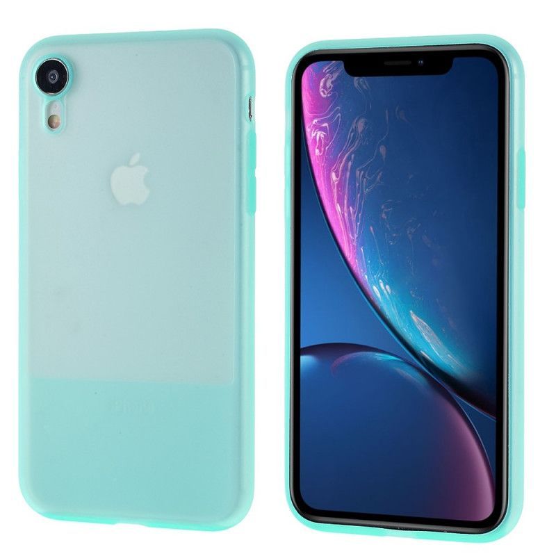 Κάλυμμα iPhone XR Ημιδιαφανή Χρώματα Σιλικόνης