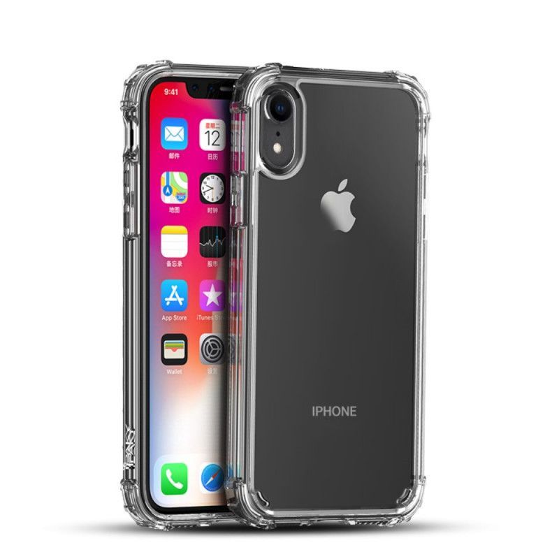 Κάλυμμα iPhone XR Λευκό Ενισχυμένο Διάφανο Ipaky