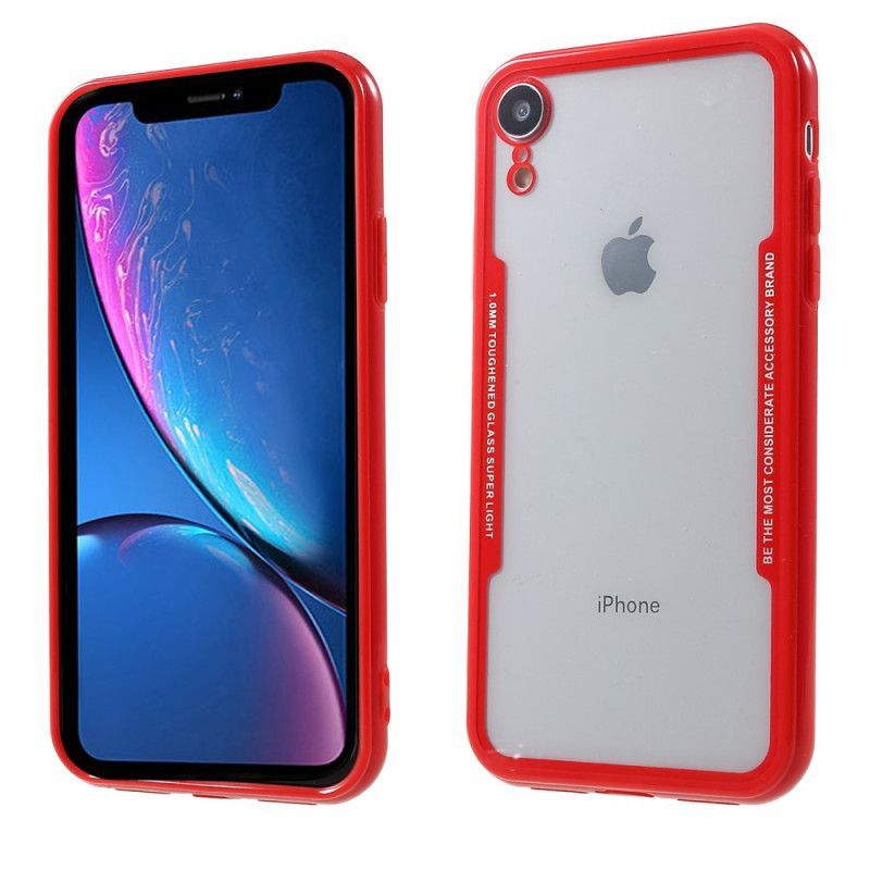 Κάλυμμα iPhone XR Μαύρο Διαφανείς Άκρες Σιλικόνης σιλικόνης