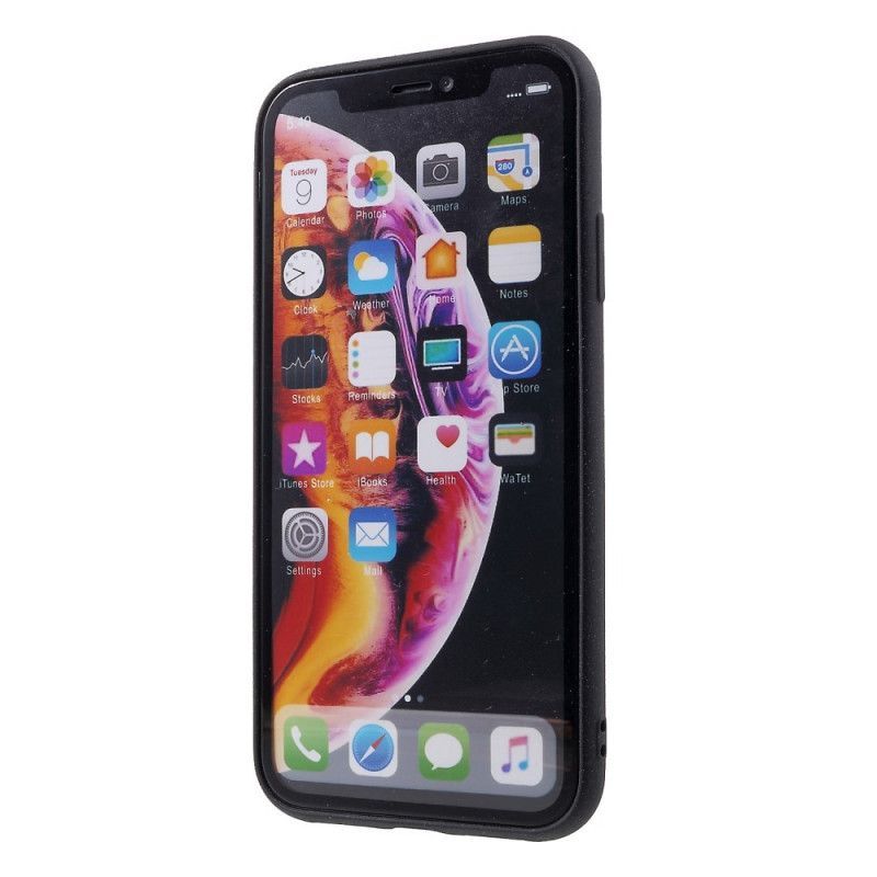 Κάλυμμα iPhone XR Μαύρο Ματ Σιλικόνη