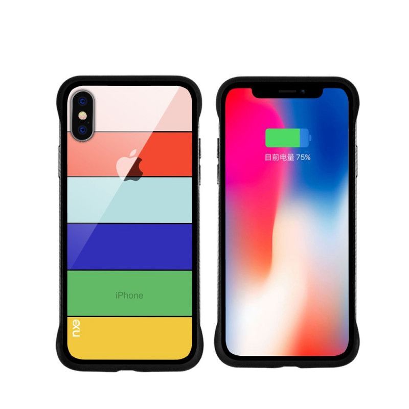 Κάλυμμα iPhone XS Max Κίτρινο Nxe Σειρά Ουράνιο Τόξο