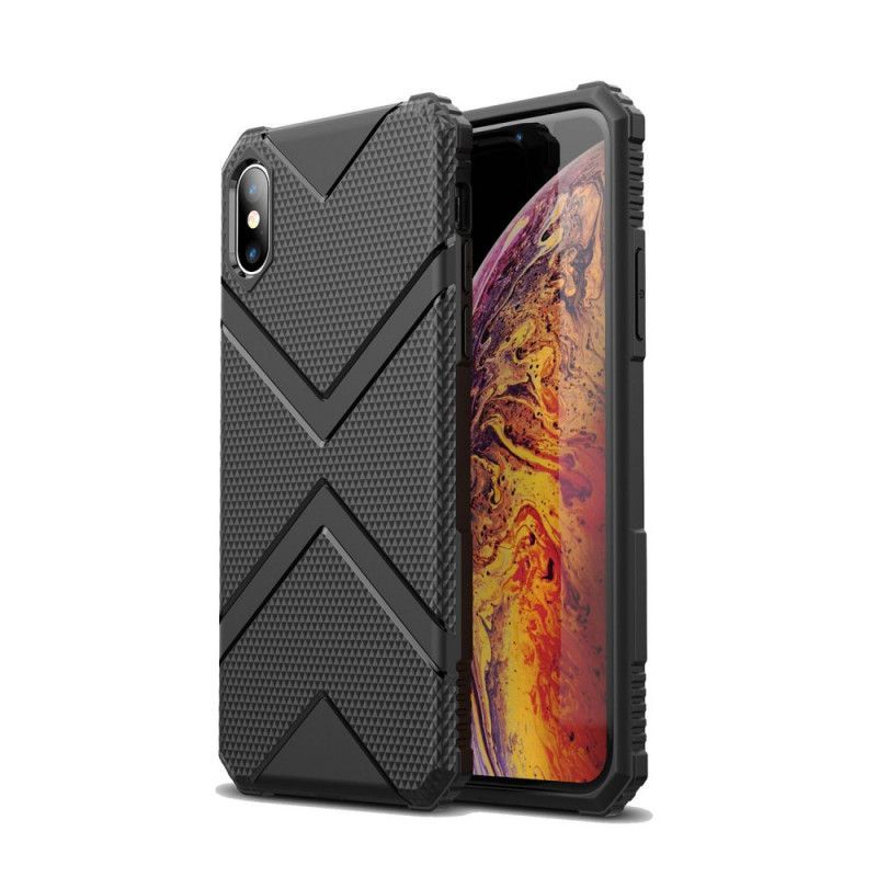 Κάλυμμα iPhone XS Max Μαύρο Ασπίδα