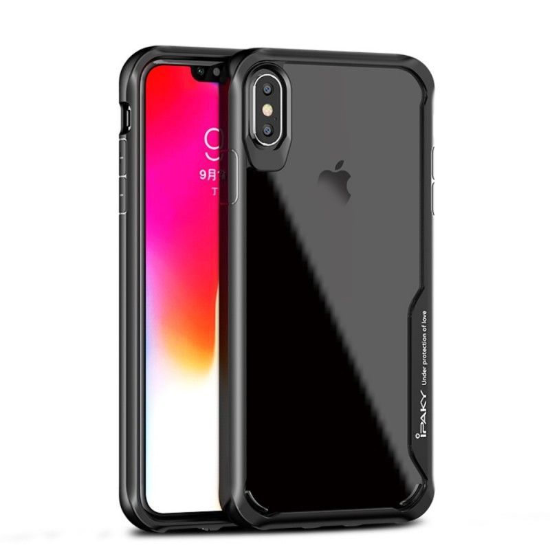 Κάλυμμα iPhone XS Max Μαύρο Υβριδική Σειρά Ipaky