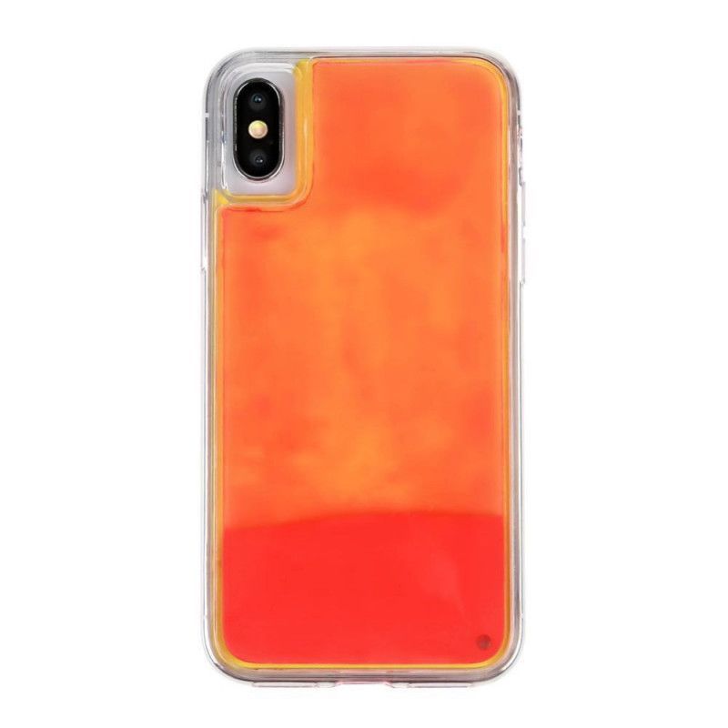 Κάλυμμα iPhone XS Πορτοκαλί Φωτεινό