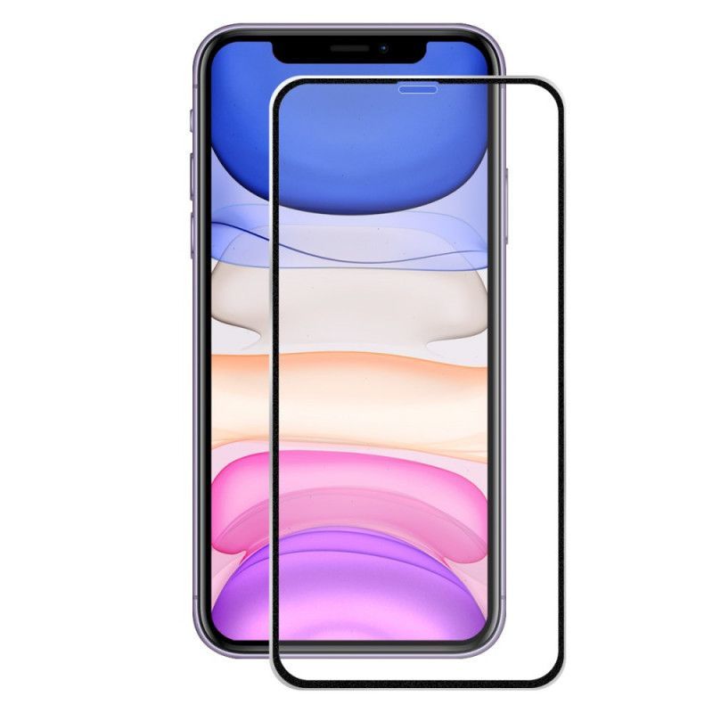 Κιτ Σκληρυμένου Γυαλιού Για Οθόνη Και Φακό iPhone XR Μαύρο Hat Prince