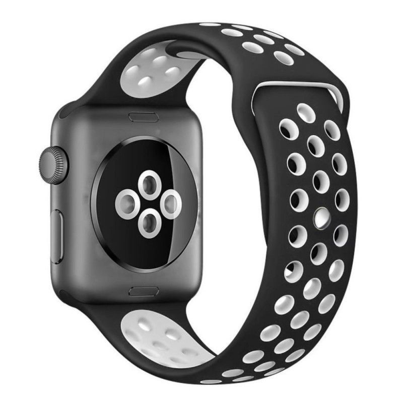 Λουράκι Ρολογιού Apple 40/38 Mm Δίχρωμη Αεριζόμενη Σιλικόνη