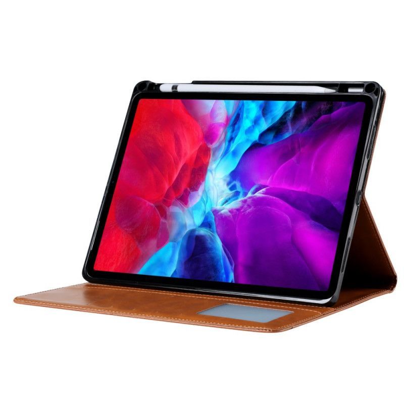 Θήκη Για Ipad Pro 11" (2020) (2019) / Air 10.5" (2018) Δερμάτινη Μολυβοθήκη