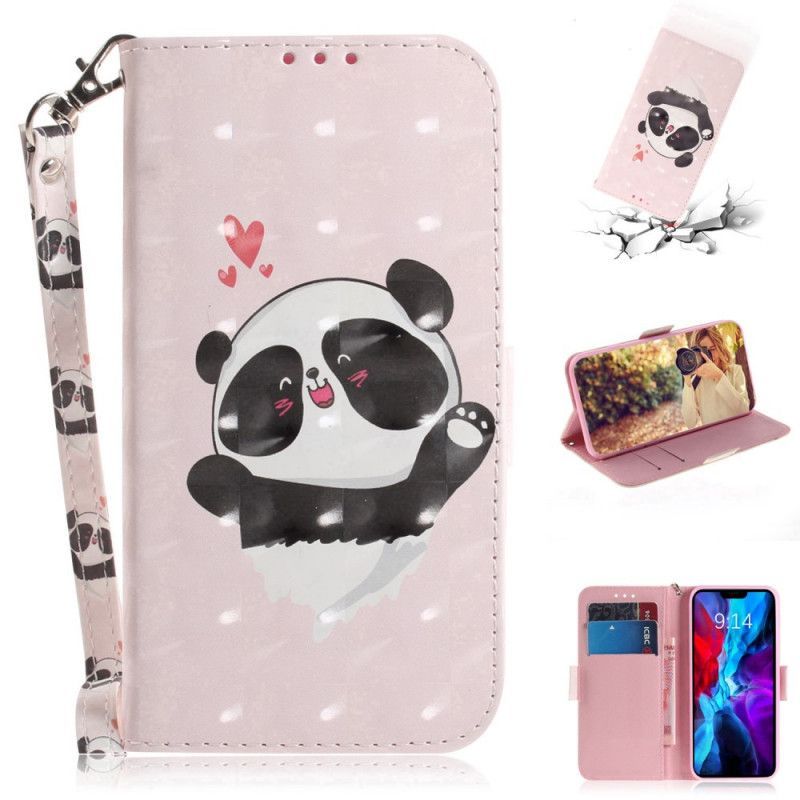 Θήκη Για Iphone 12/ 12 Pro Panda Love Με Λουράκι