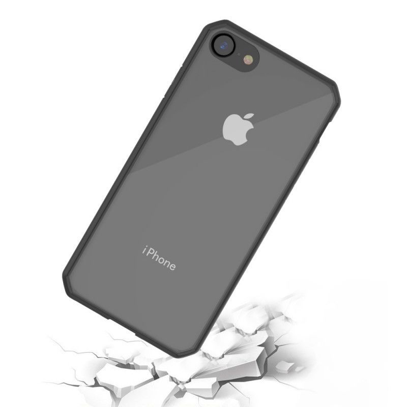 Θήκη Iphone Με 2 / 8 / 7 Διαφανείς Χρωματιστές Άκρες