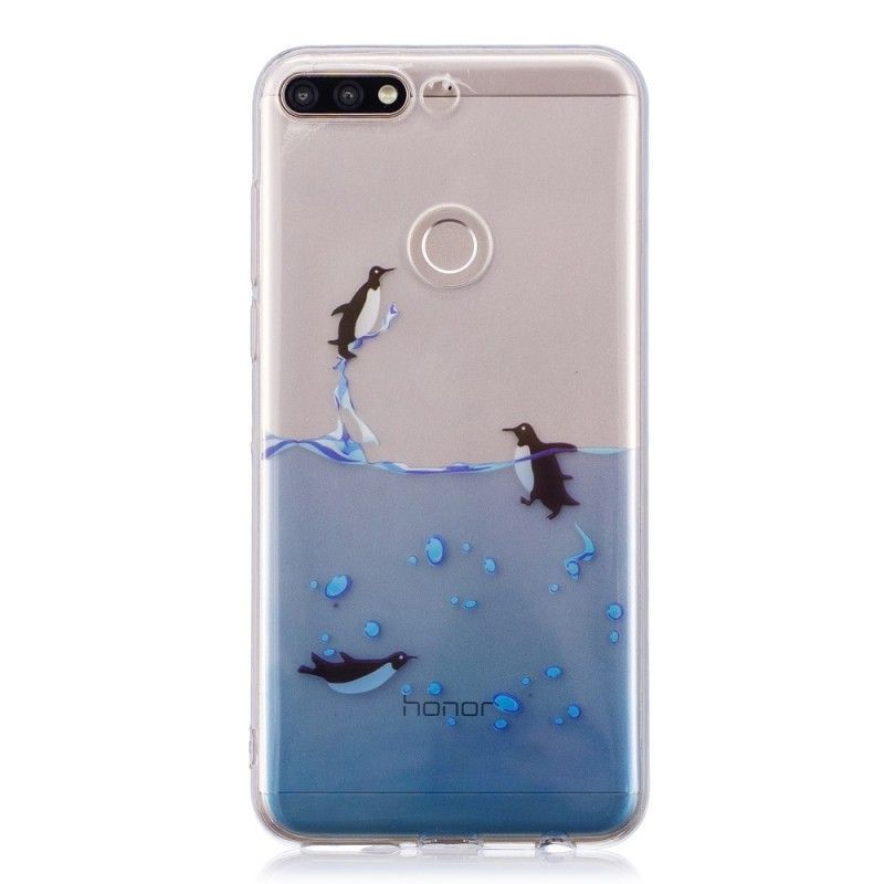 Case Huawei Y7 2018 / Honor 7C Διαφανές Παιχνίδι Πιγκουίνου